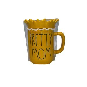 Rae Dunn Pretty Mom Mug with Sunflower Topper